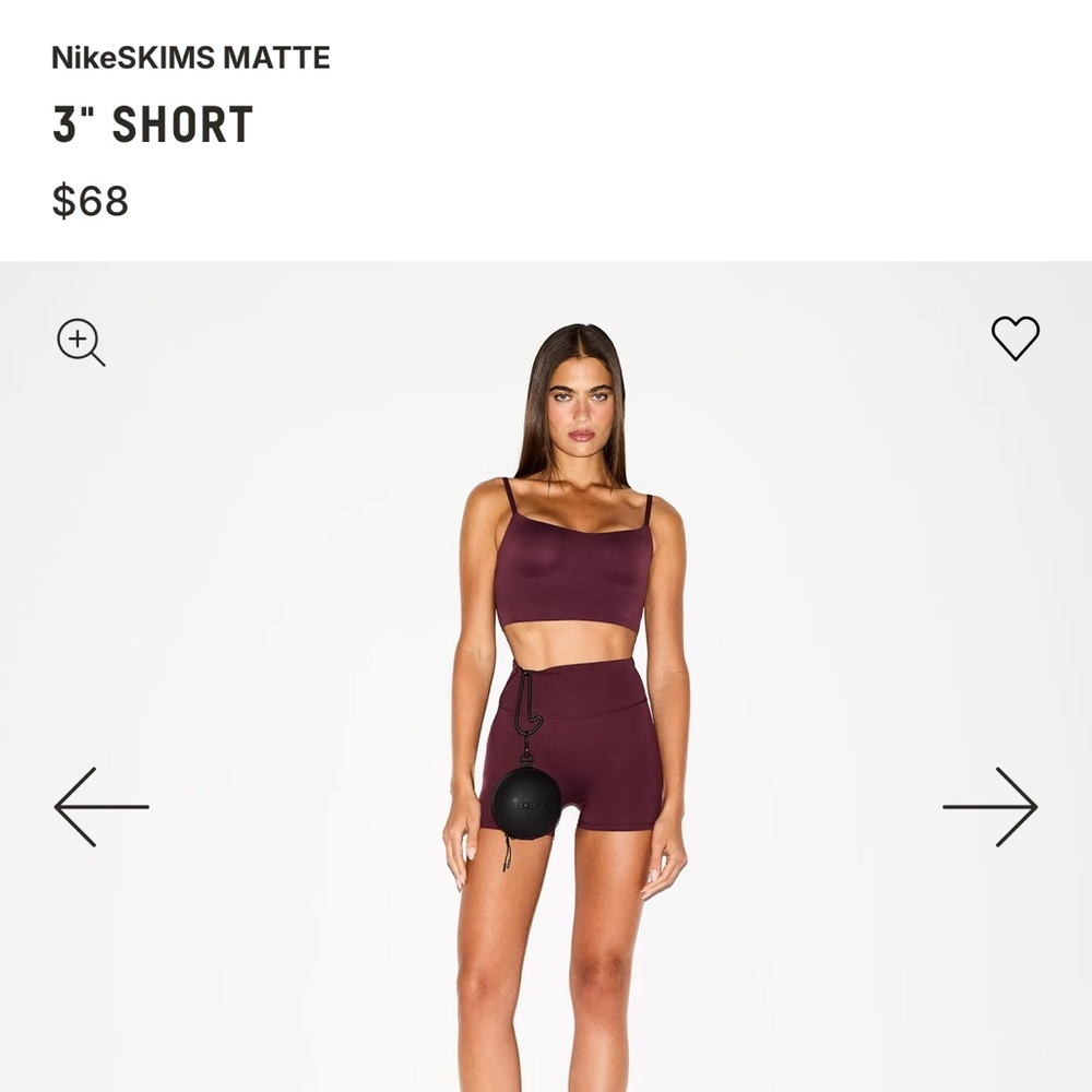 Nike Skims Matte 3” Short